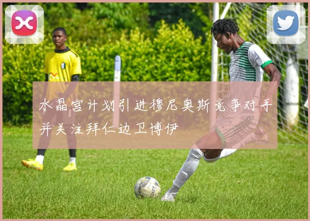 水晶宫计划引进穆尼奥斯竞争对手并关注拜仁边卫博伊