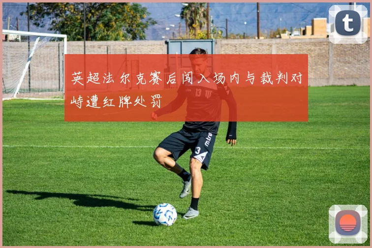 英超法尔克赛后闯入场内与裁判对峙遭红牌处罚